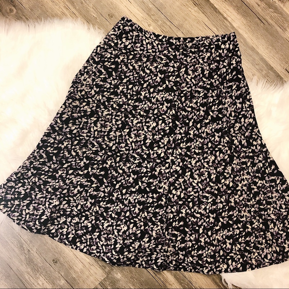 Christopher & Banks Floral Skirt 6P